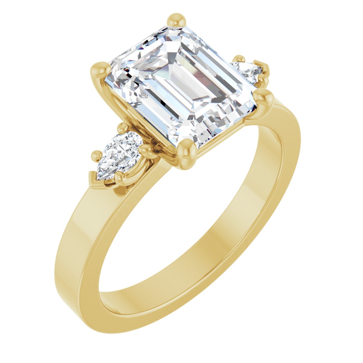 Three-Stone Engagement Ring