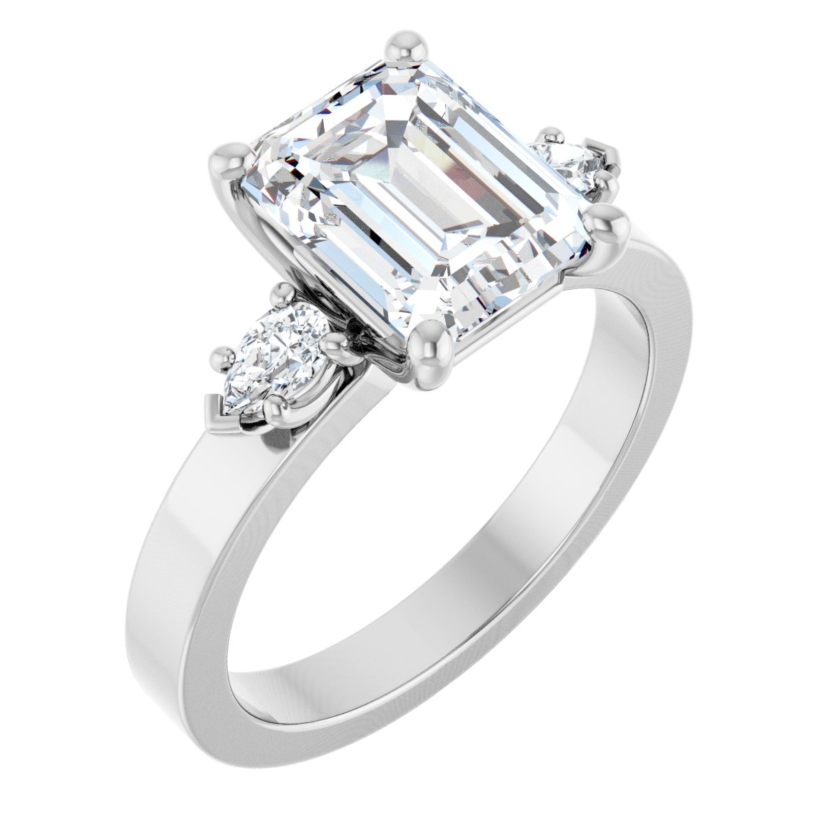 Three-Stone Engagement Ring