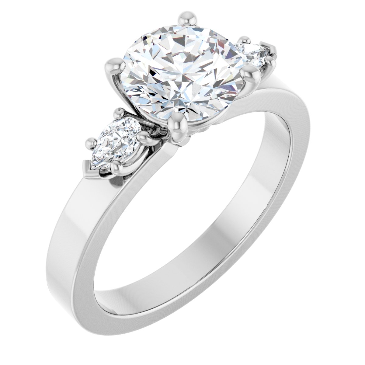 Three-Stone Engagement Ring