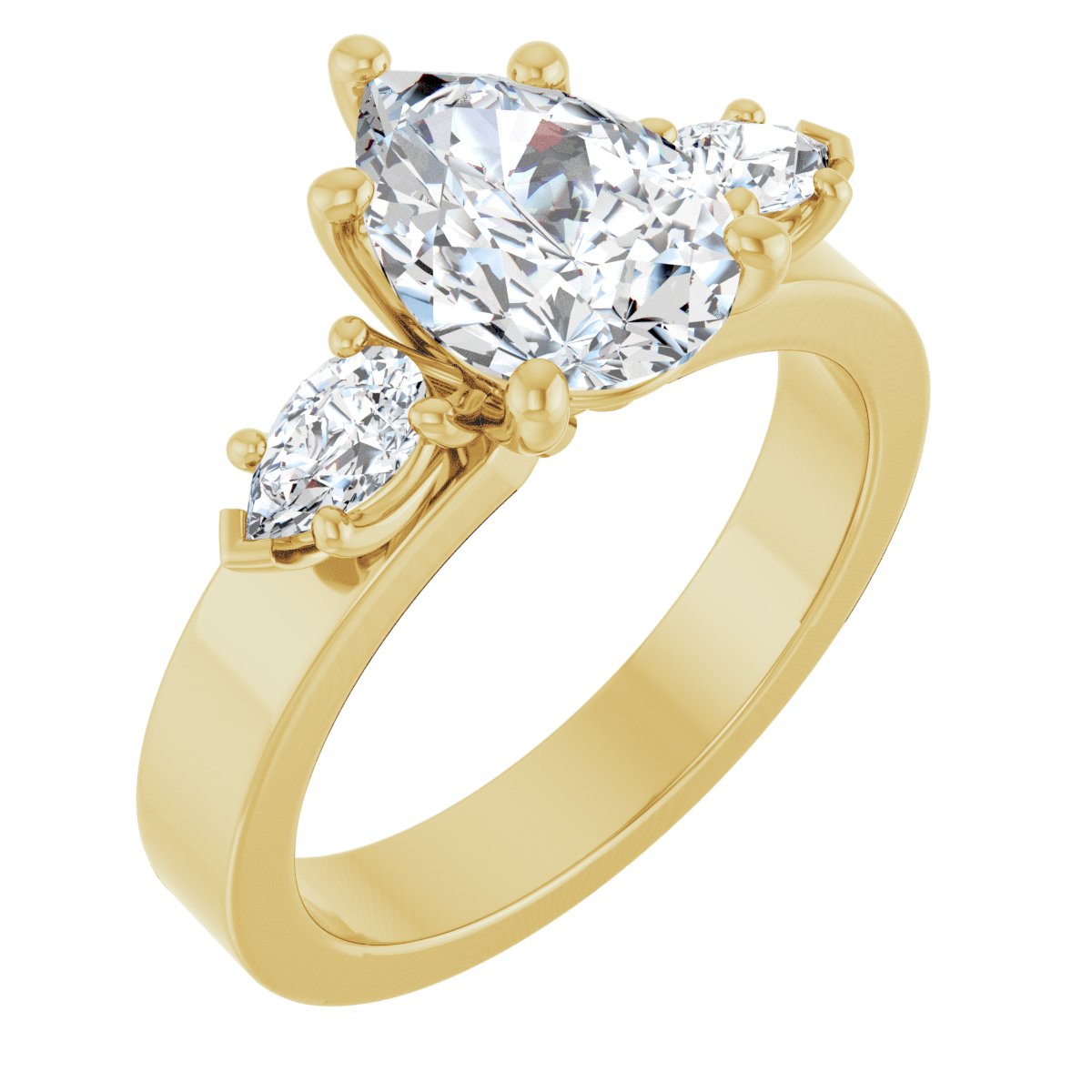 Three-Stone Engagement Ring