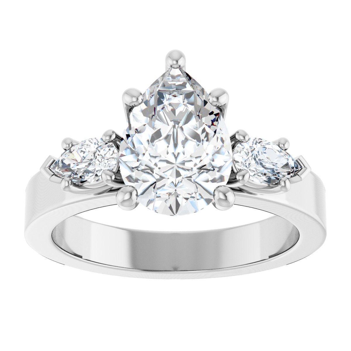 Three-Stone Engagement Ring