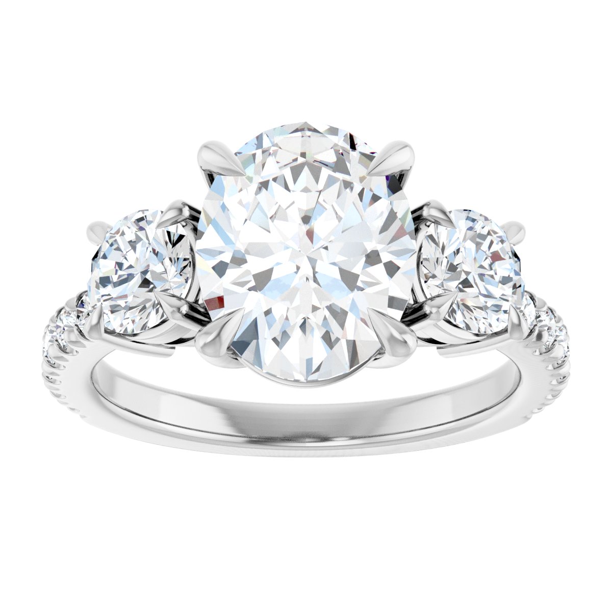 Three-Stone Engagement Ring