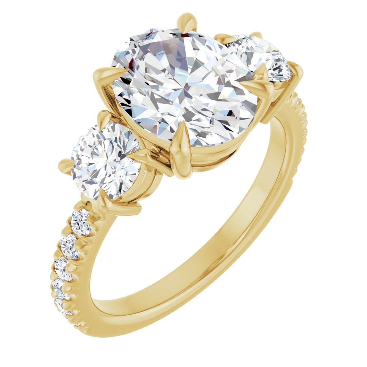 Three-Stone Engagement Ring