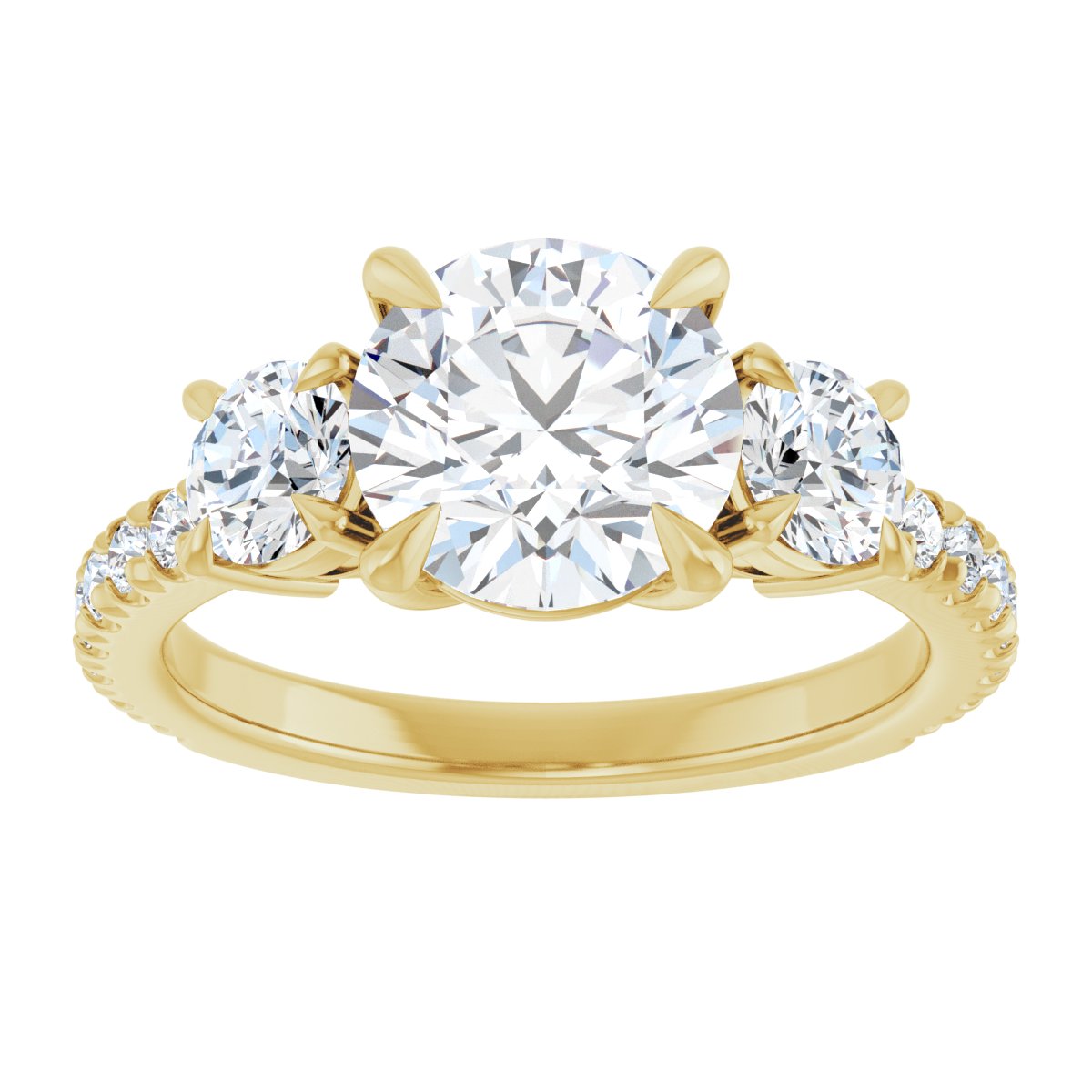 Three-Stone Engagement Ring