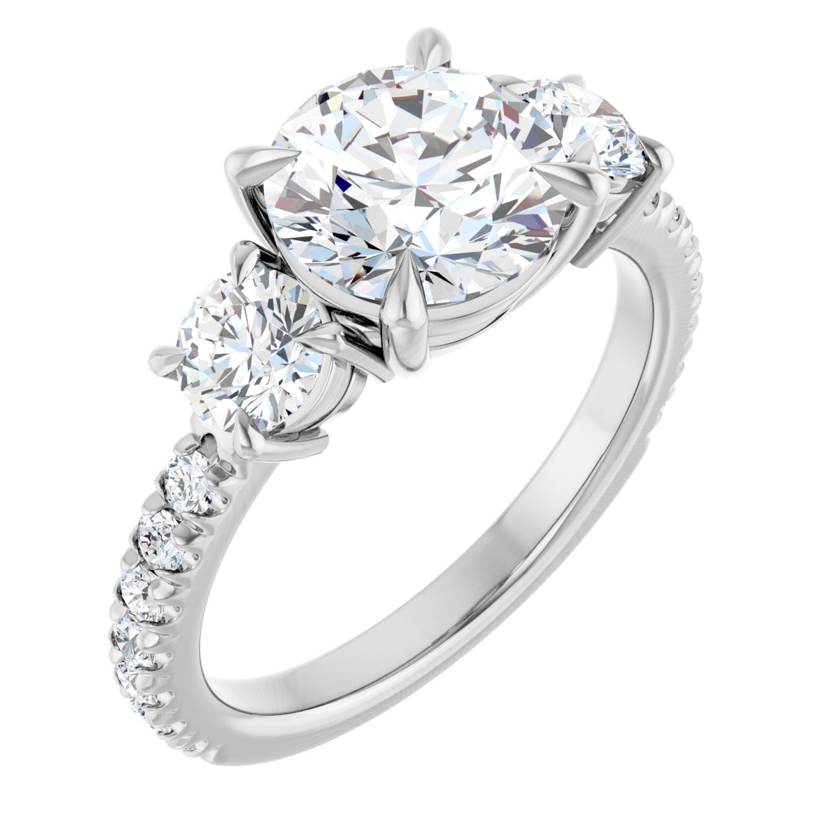 Three-Stone Engagement Ring
