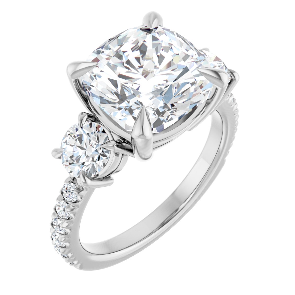 Three-Stone Engagement Ring