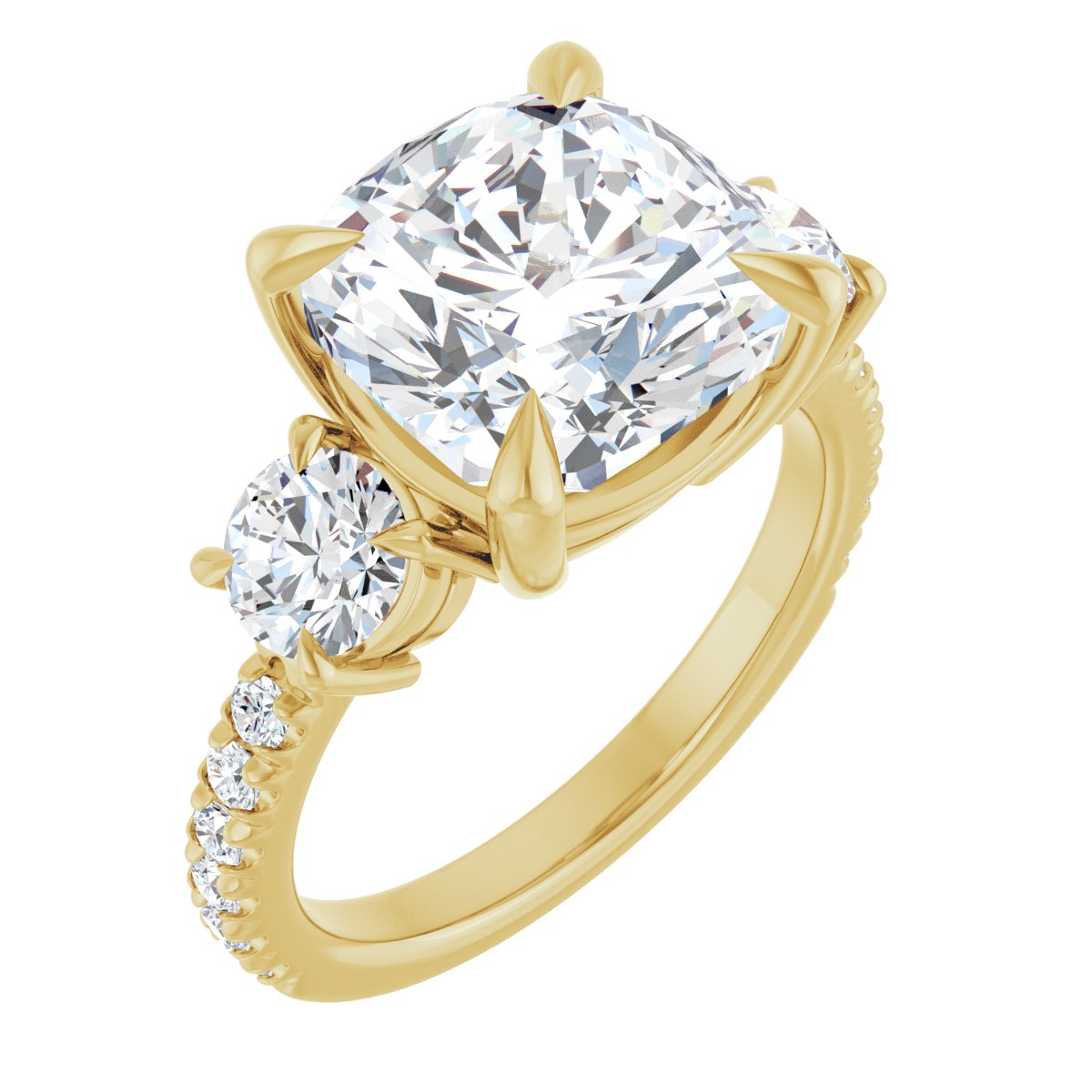 Three-Stone Engagement Ring
