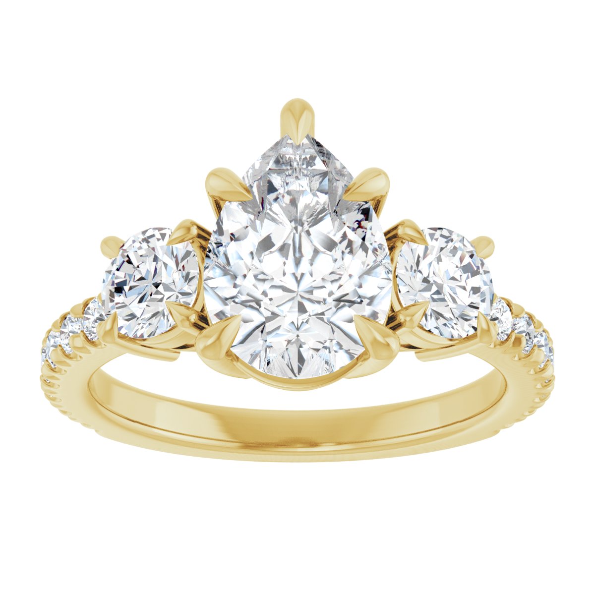 Three-Stone Engagement Ring