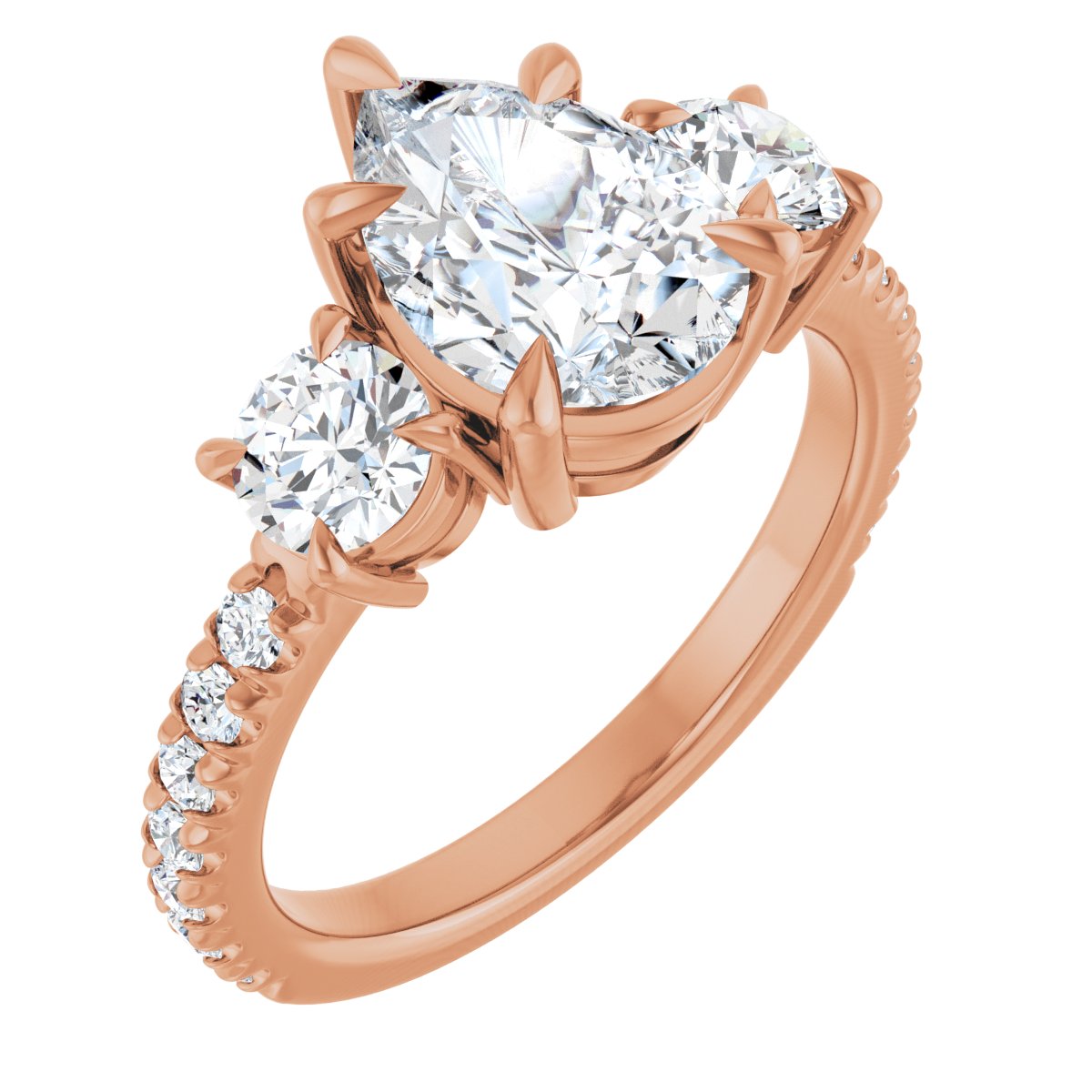 Three-Stone Engagement Ring