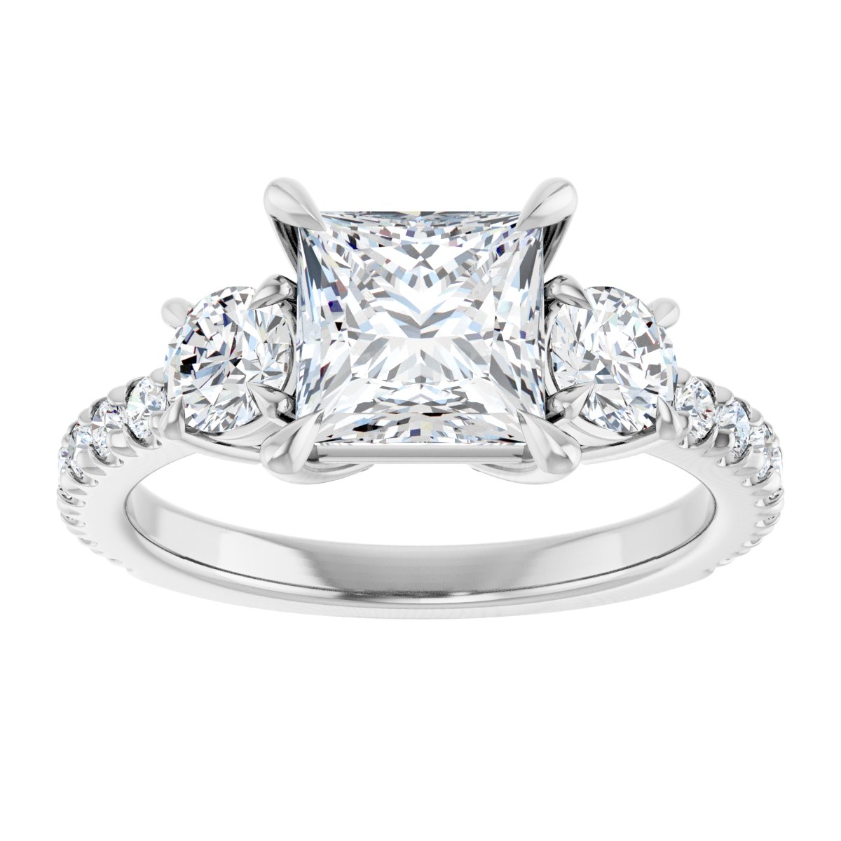 Three-Stone Engagement Ring