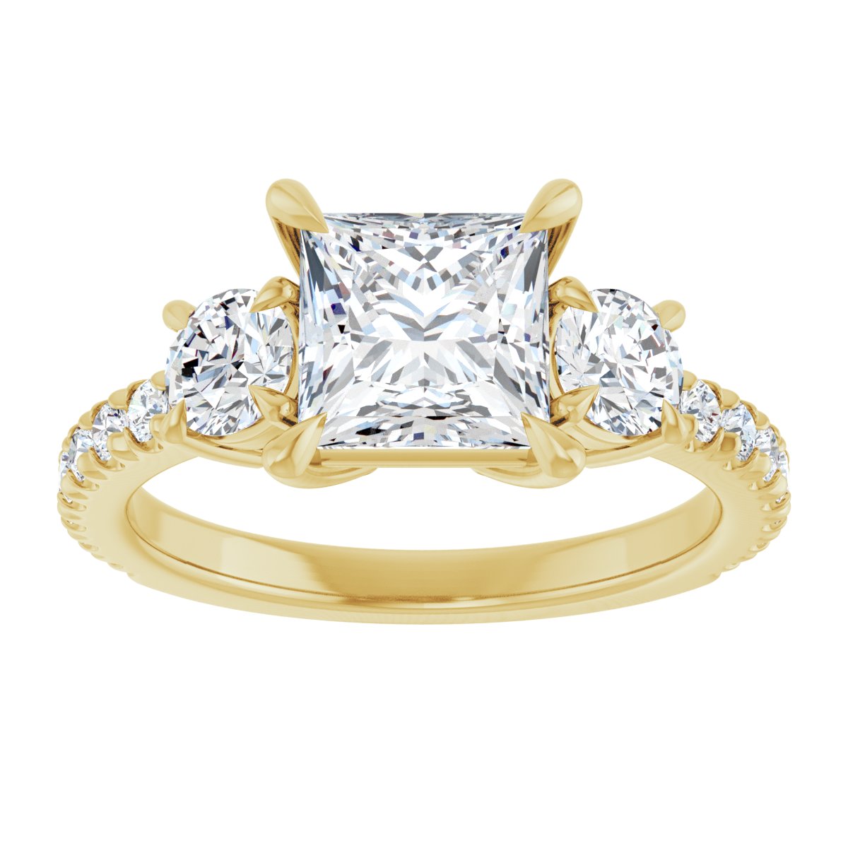 Three-Stone Engagement Ring