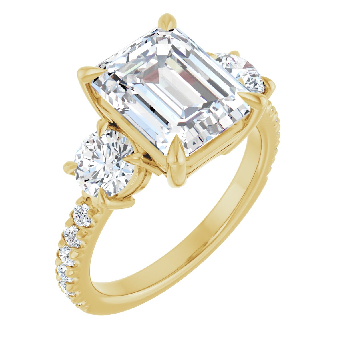 Three-Stone Engagement Ring