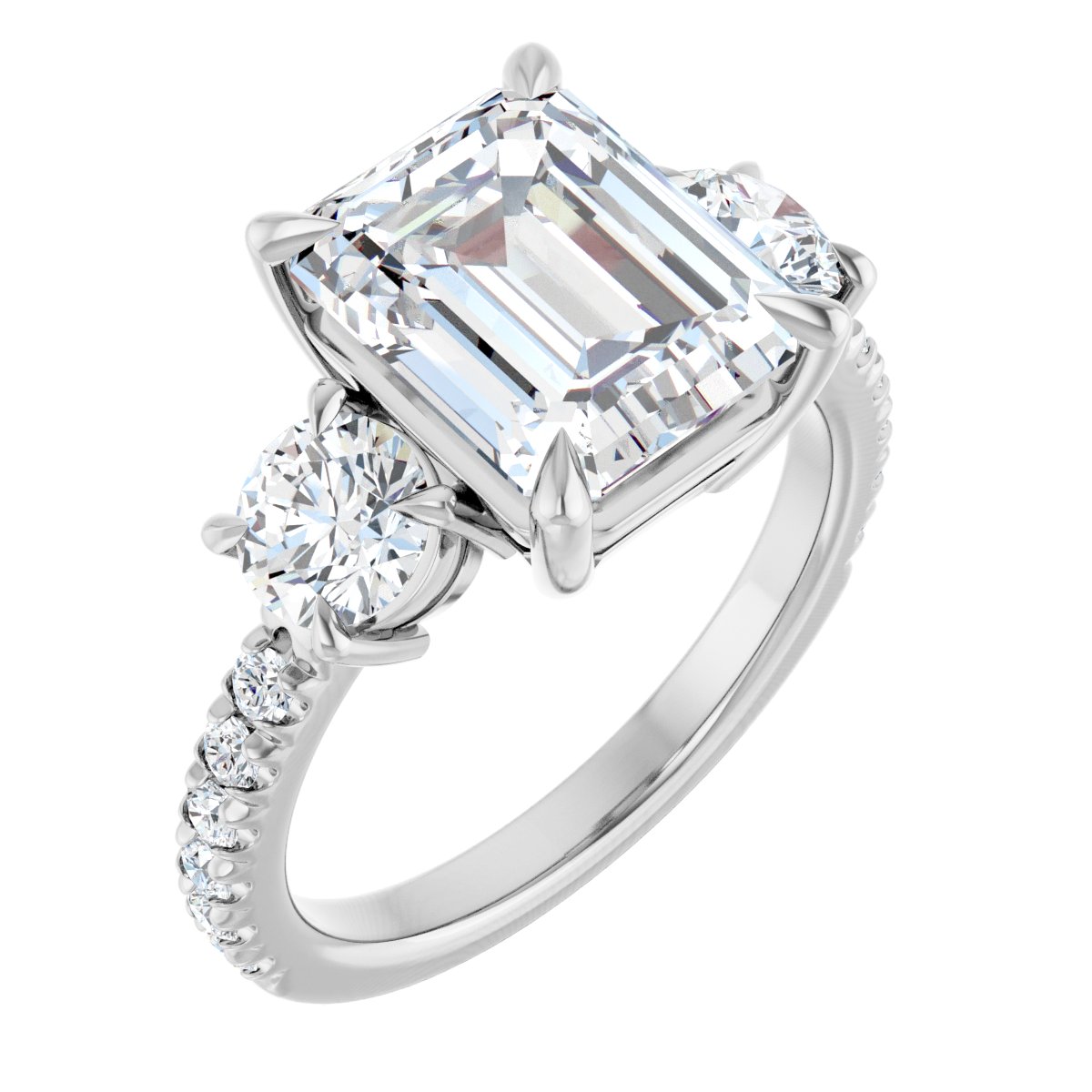 Three-Stone Engagement Ring