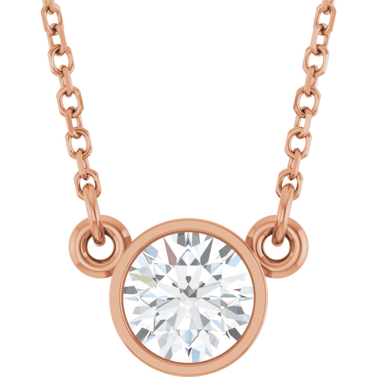 Solitaire Lab-Grown Diamond Necklace