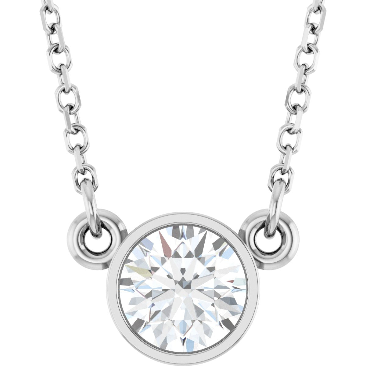 Solitaire Lab-Grown Diamond Necklace