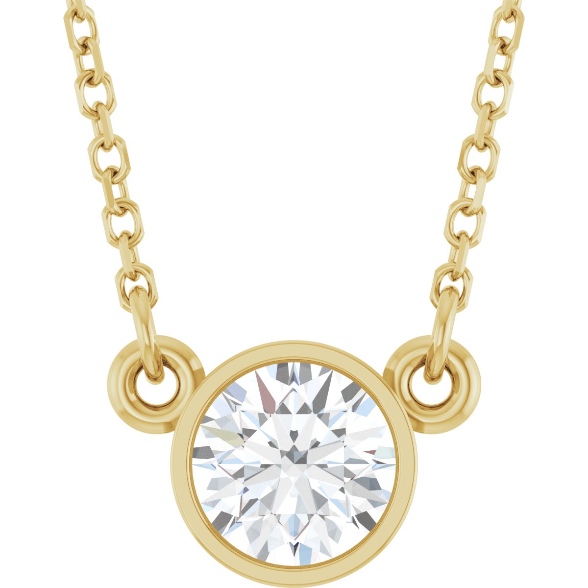 Solitaire Lab-Grown Diamond Necklace