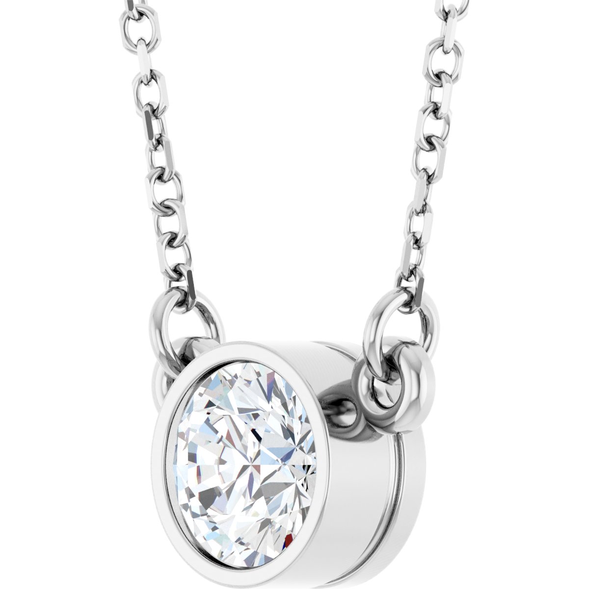 Solitaire Lab-Grown Diamond Necklace