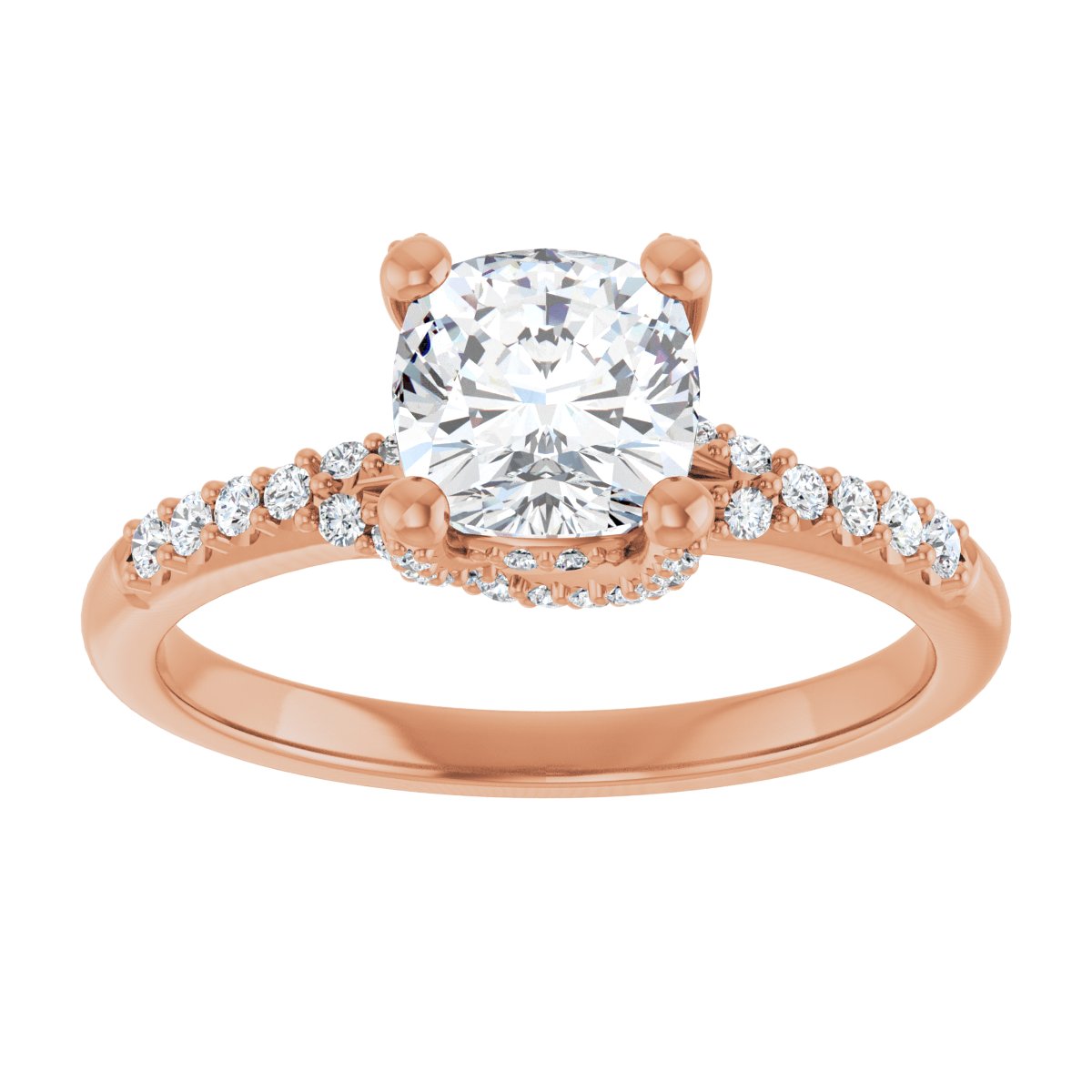 Accented Engagement Ring