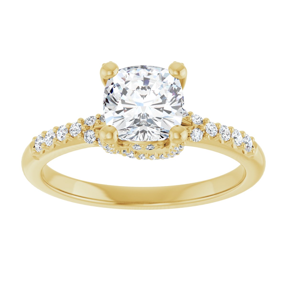 Accented Engagement Ring