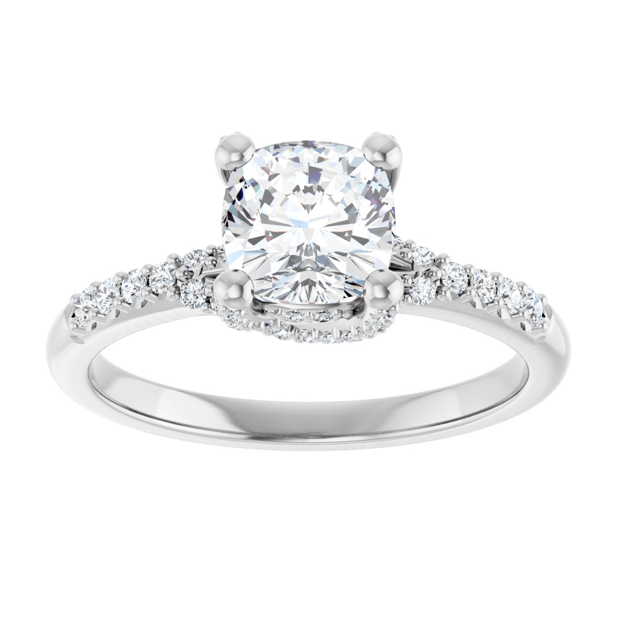 Accented Engagement Ring