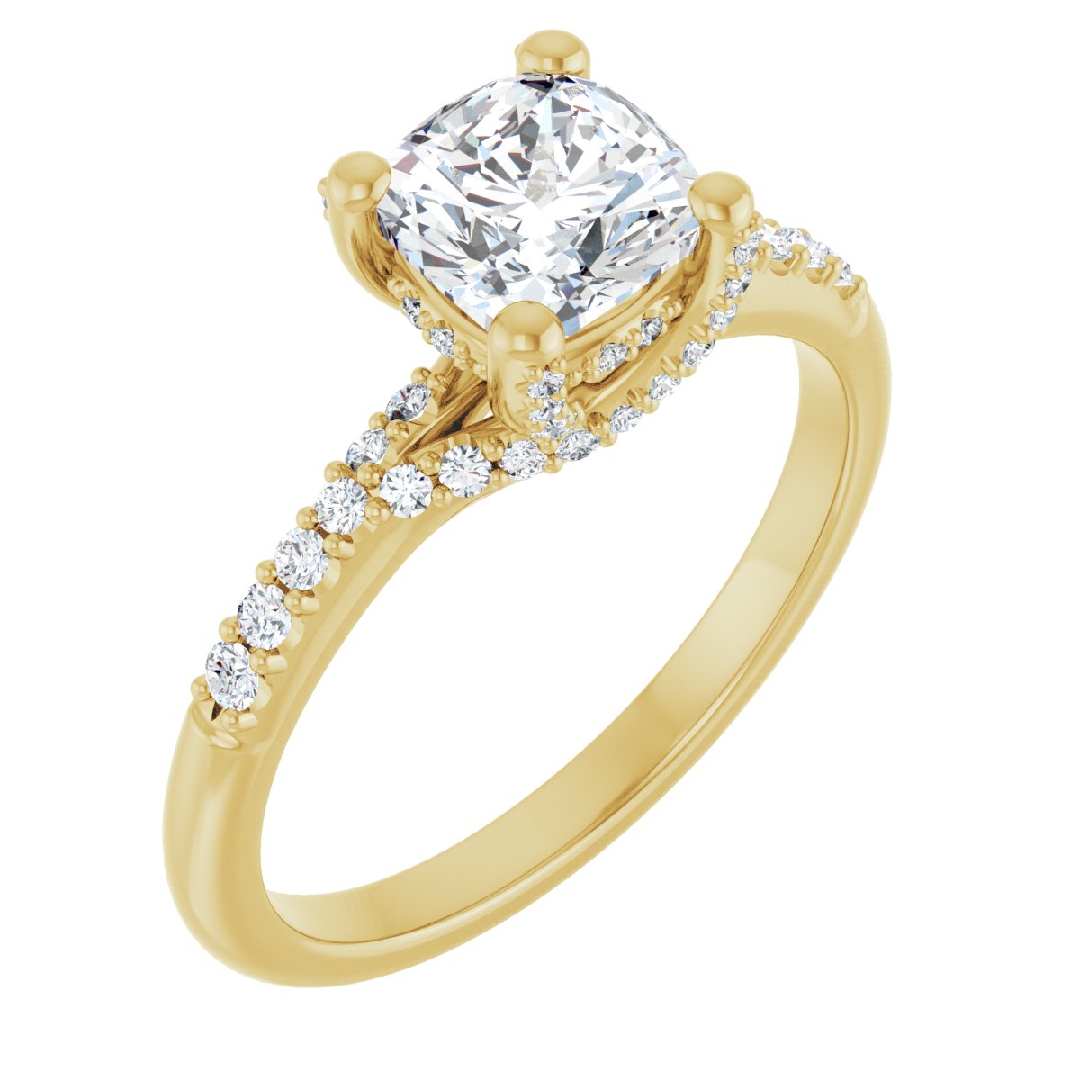 Accented Engagement Ring