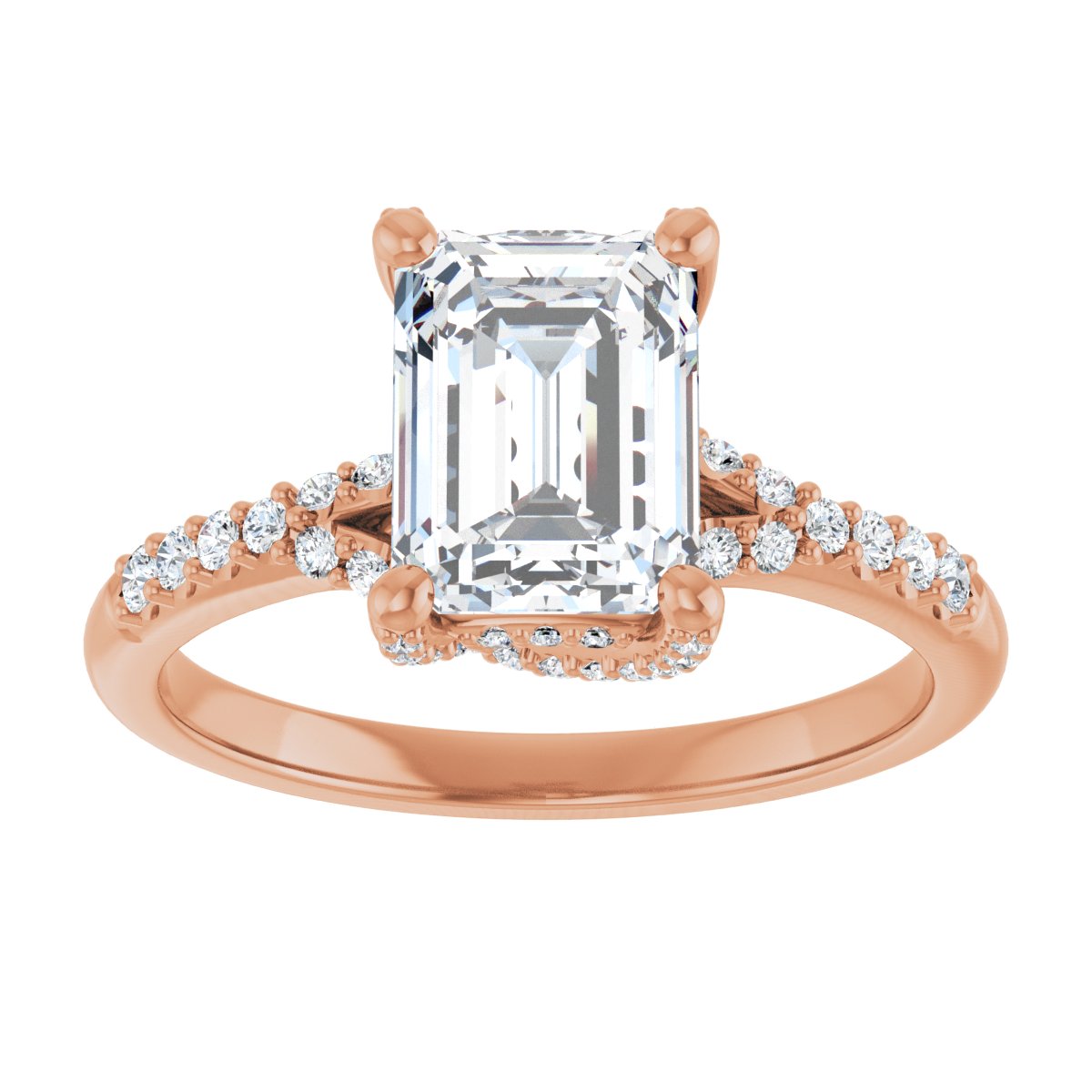 Accented Engagement Ring