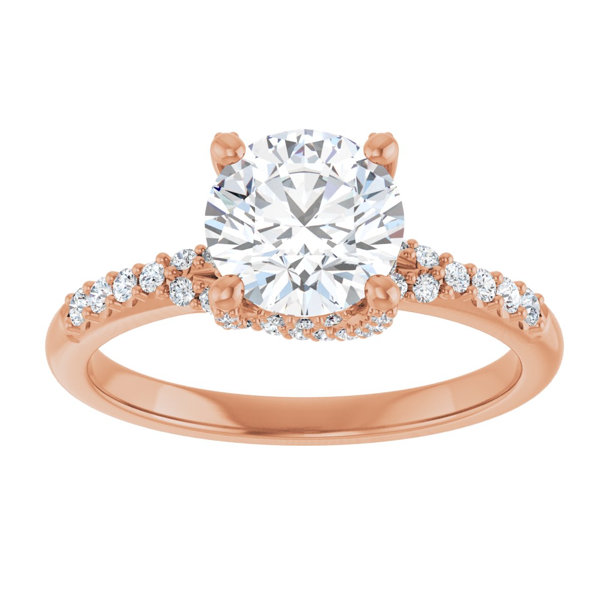 Accented Engagement Ring