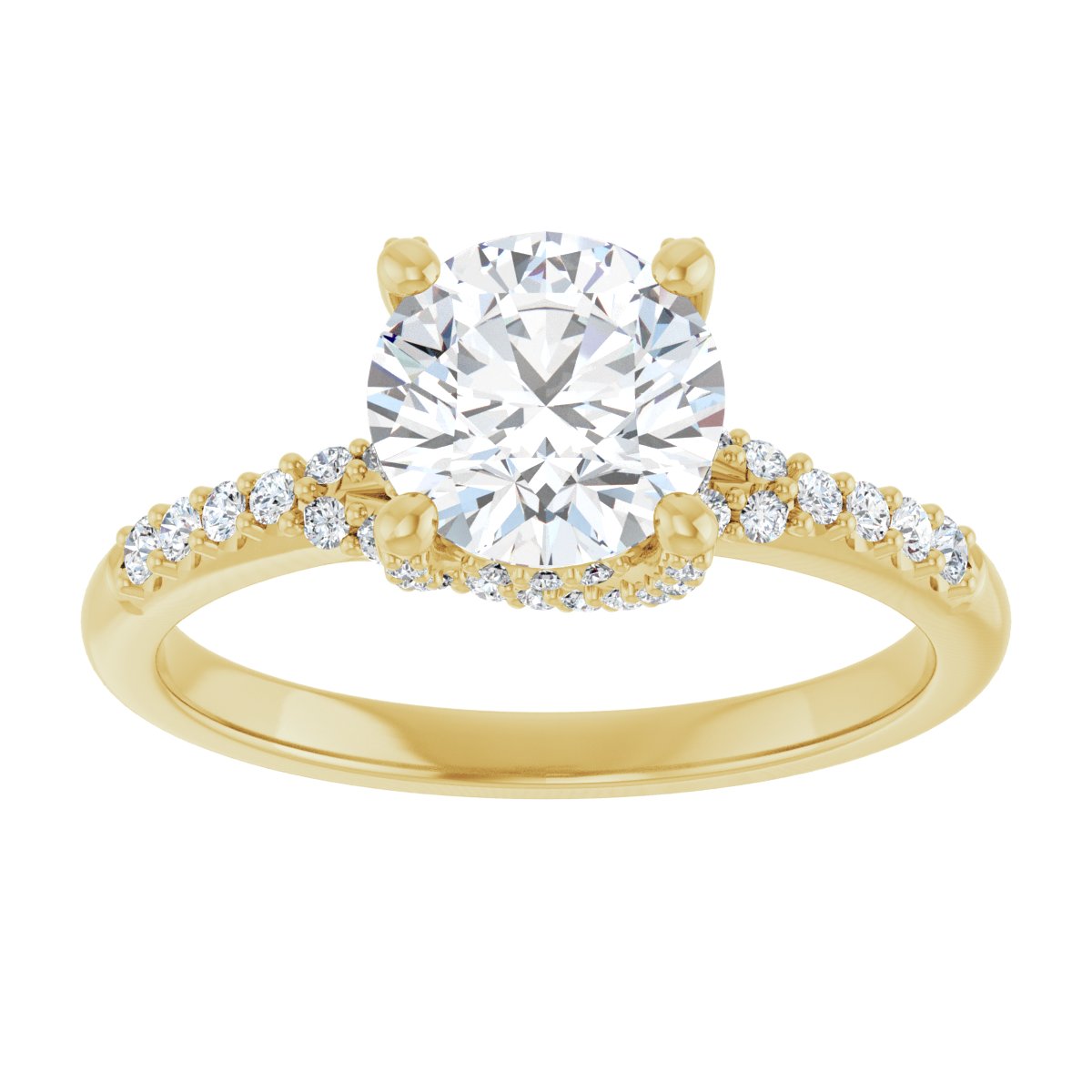 Accented Engagement Ring