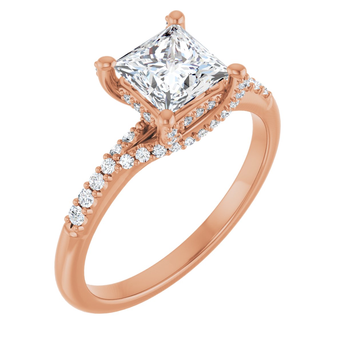 Accented Engagement Ring