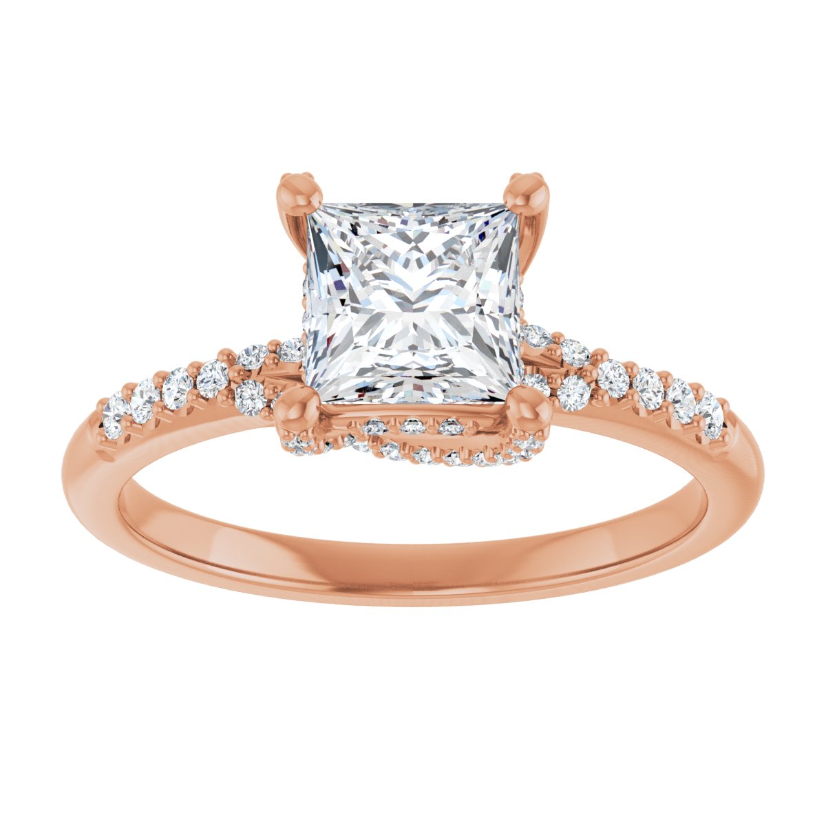 Accented Engagement Ring