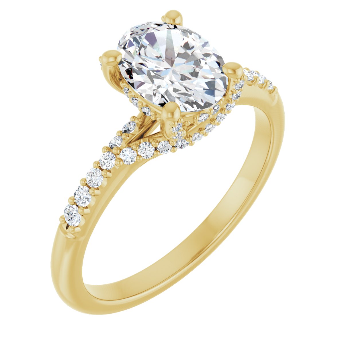 Accented Engagement Ring