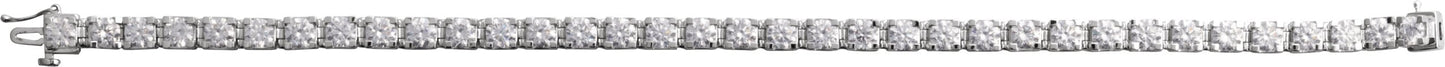 Solid Lab Diamond Tennis Bracelet