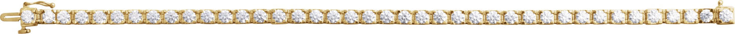 Solid Lab Diamond Tennis Bracelet