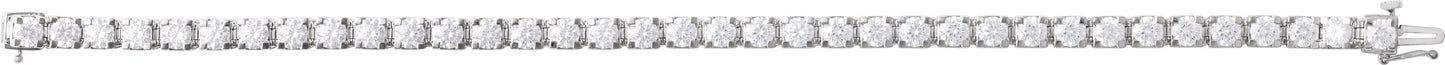 Solid Lab Diamond Tennis Bracelet