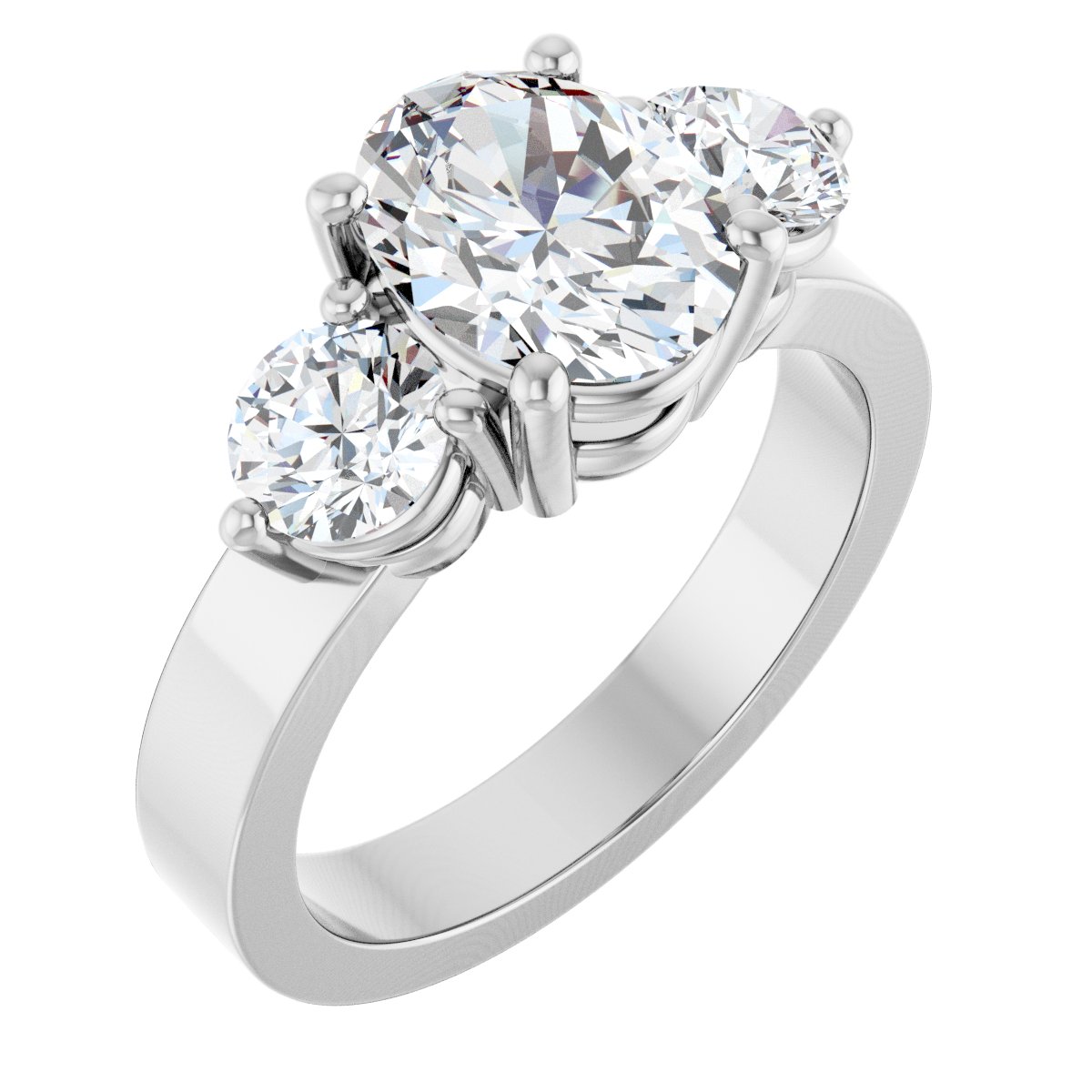 Three-Stone Engagement Ring