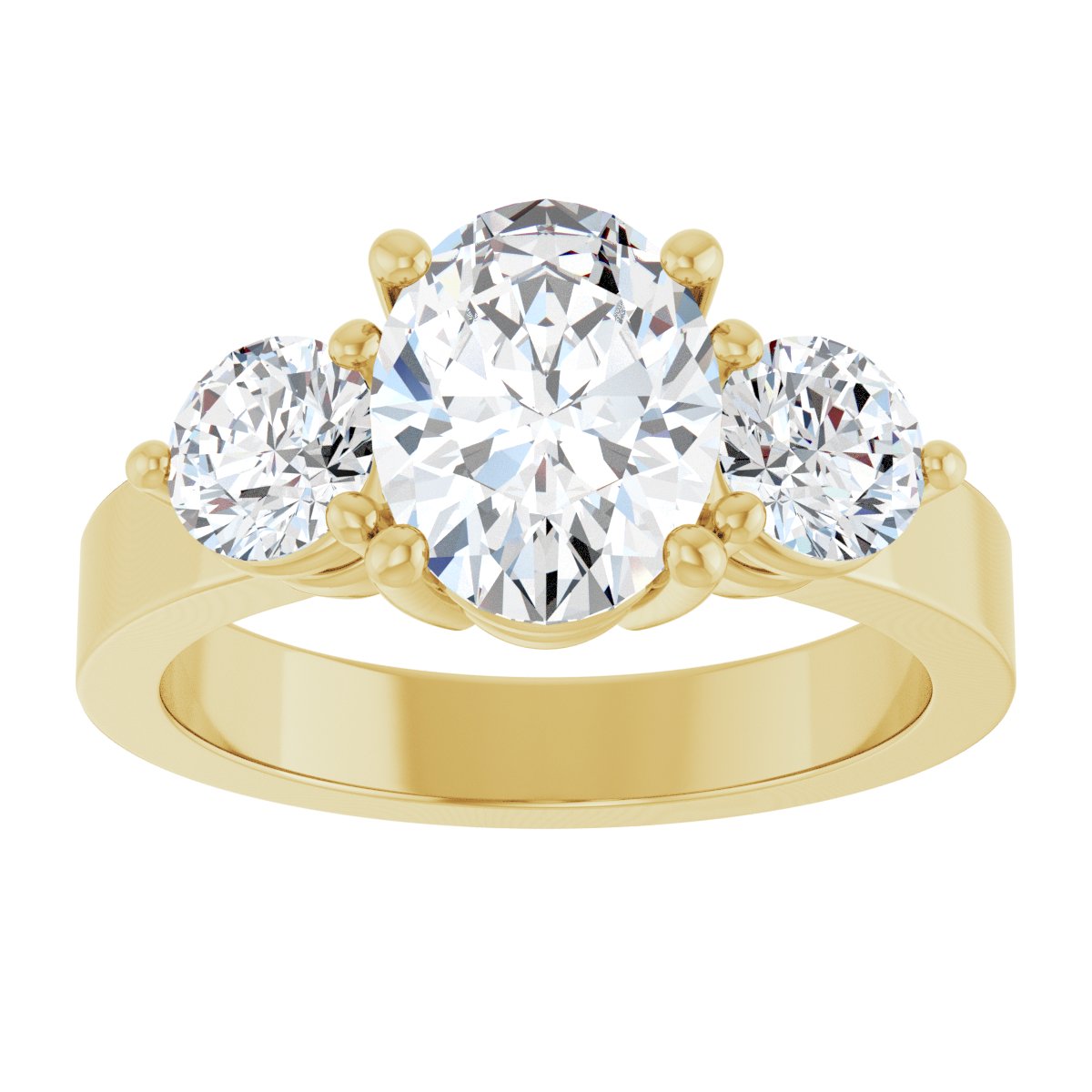 Three-Stone Engagement Ring