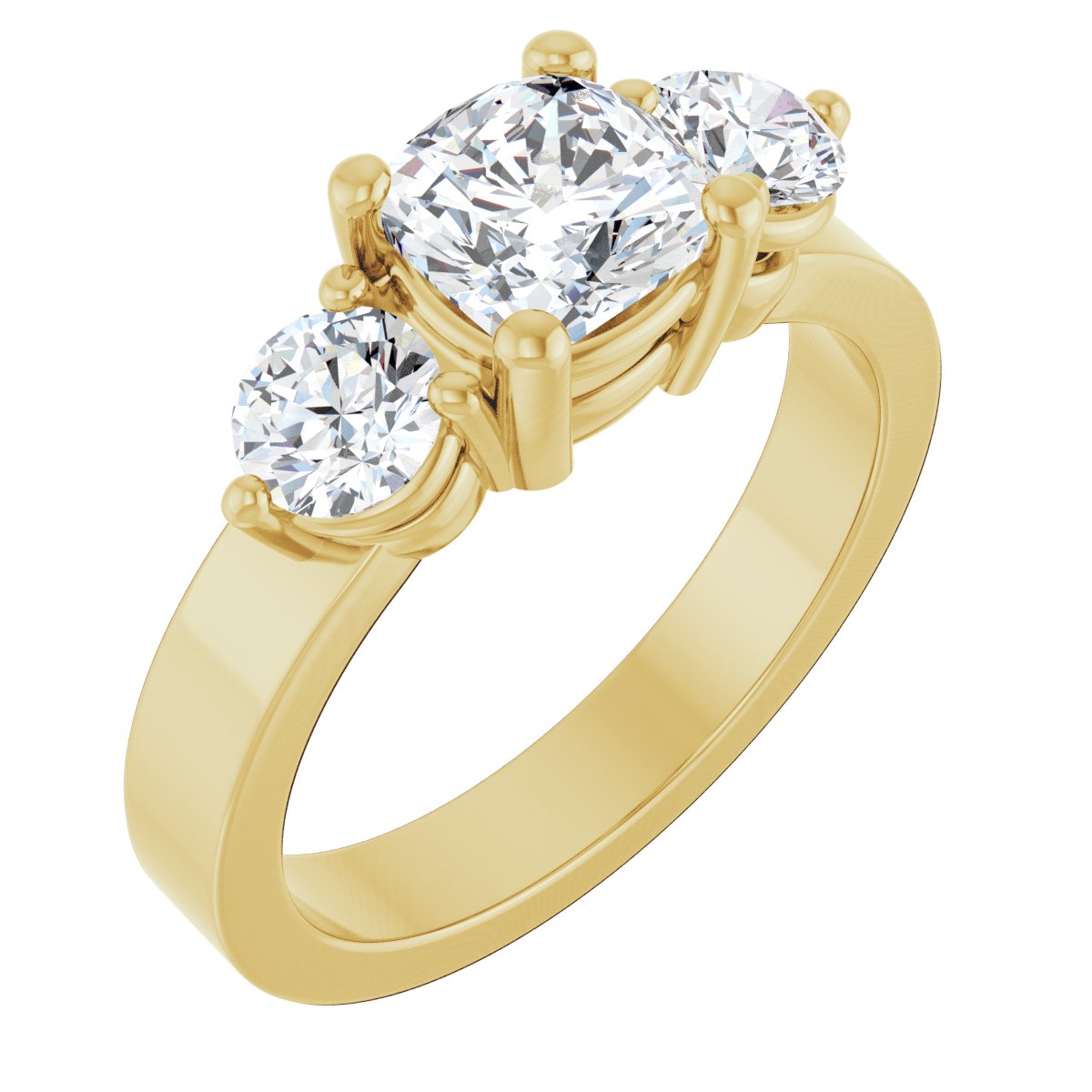 Three-Stone Engagement Ring