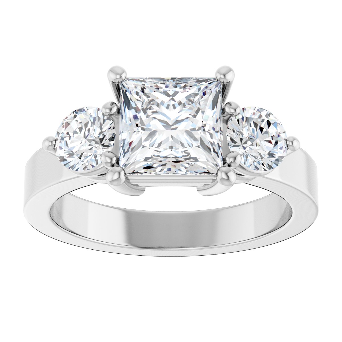 Three-Stone Engagement Ring