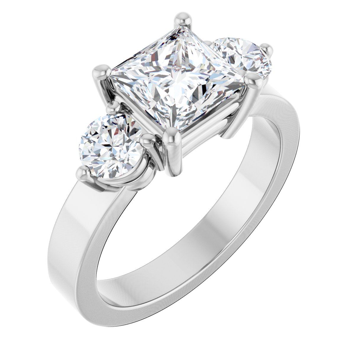 Three-Stone Engagement Ring