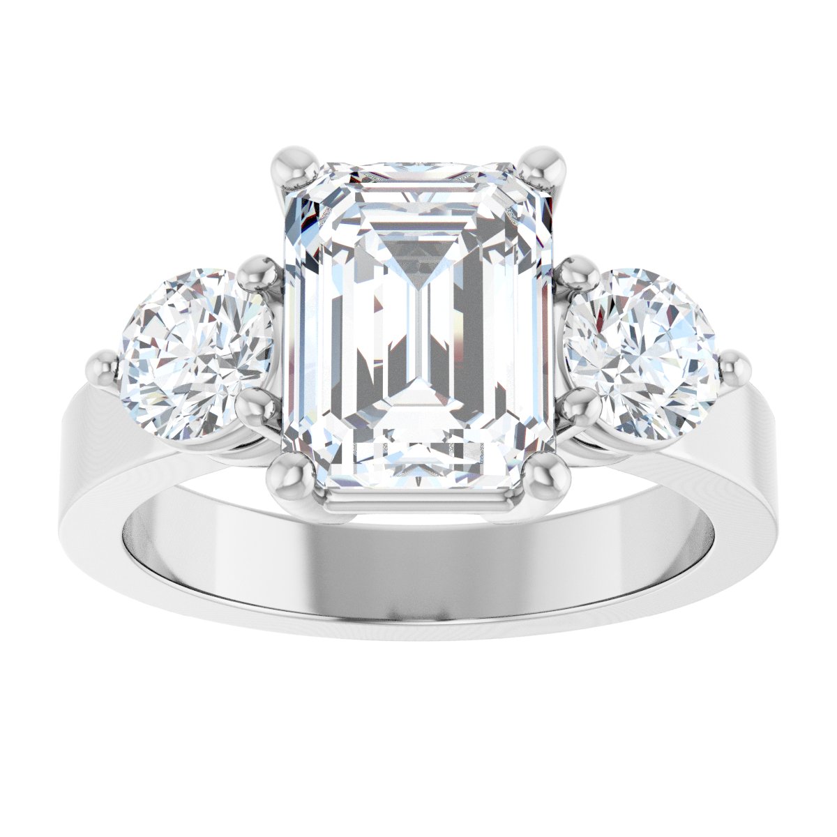 Three-Stone Engagement Ring