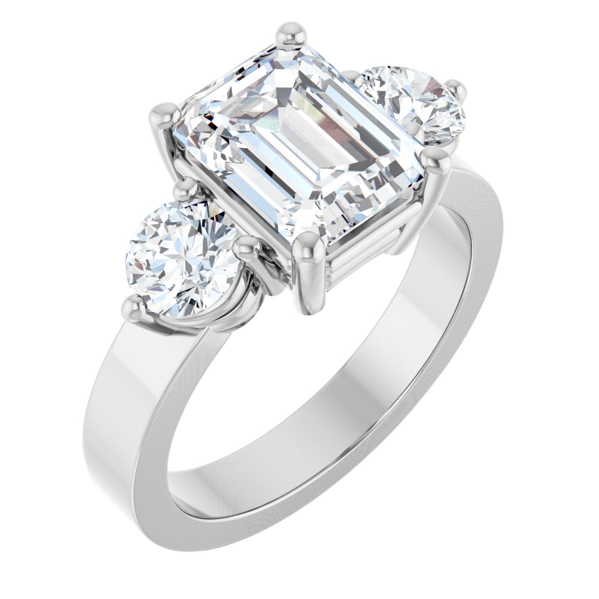 Three-Stone Engagement Ring