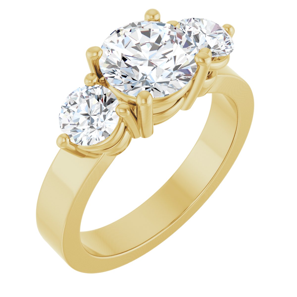 Three-Stone Engagement Ring