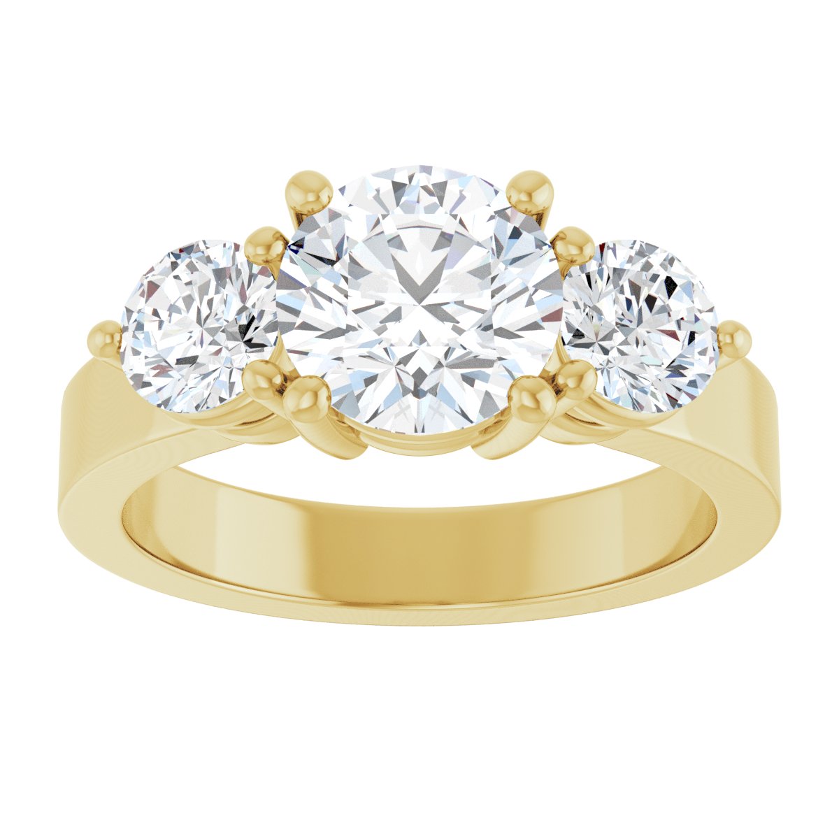 Three-Stone Engagement Ring