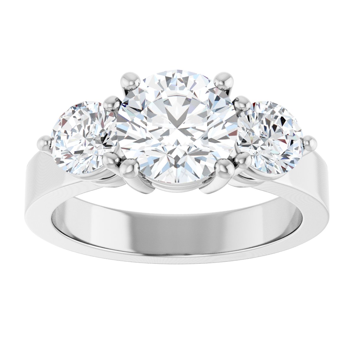 Three-Stone Engagement Ring