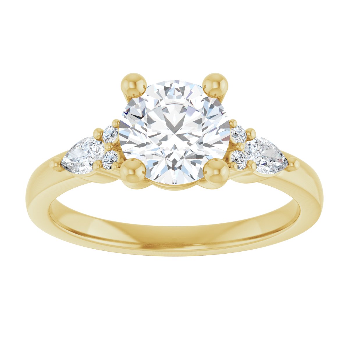 Accented Engagement Ring