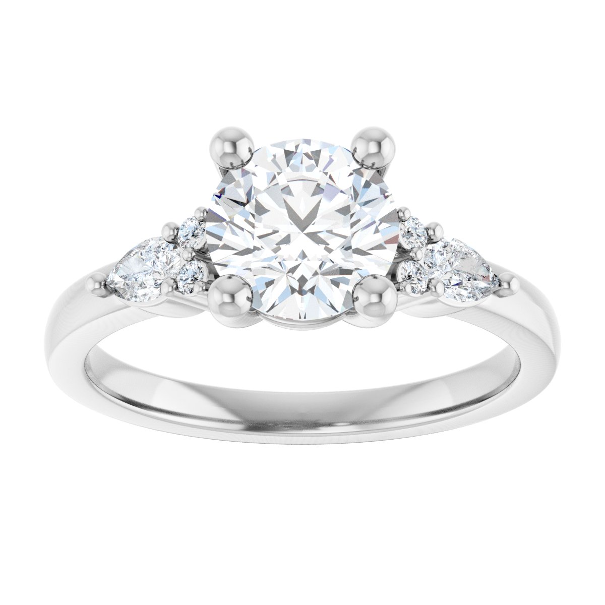 Accented Engagement Ring