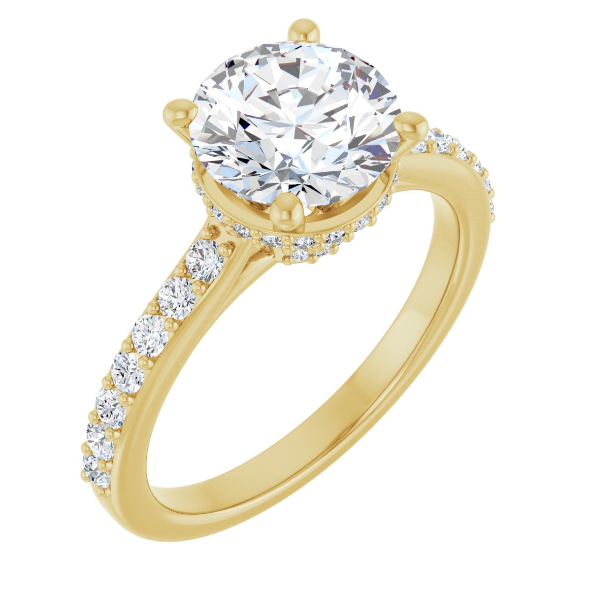 Accented Engagement Ring