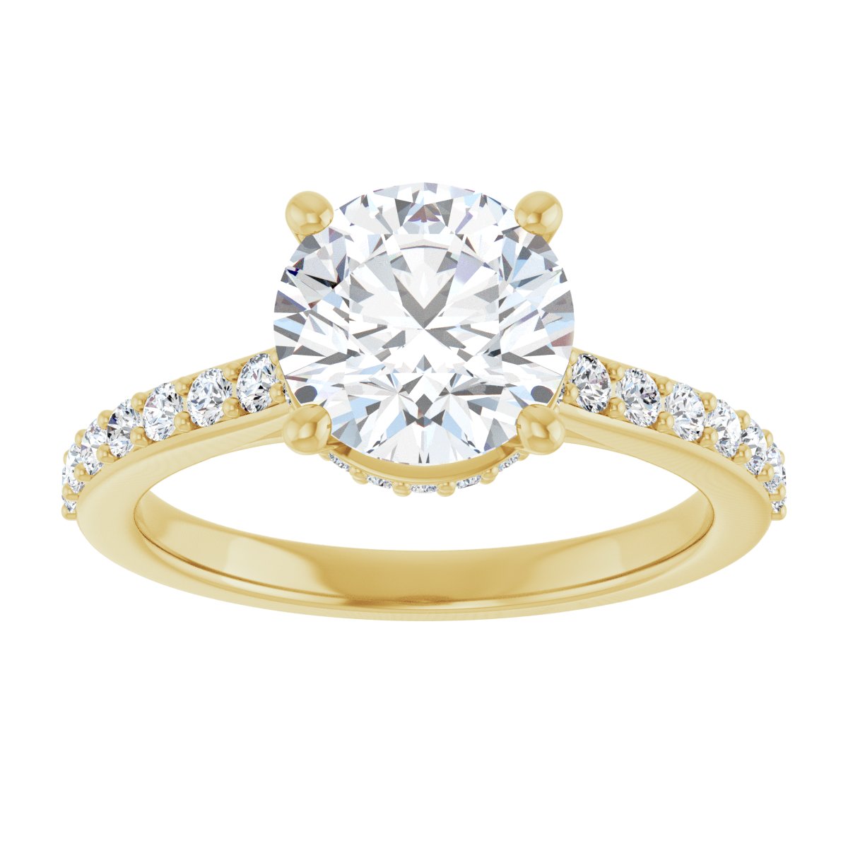 Accented Engagement Ring