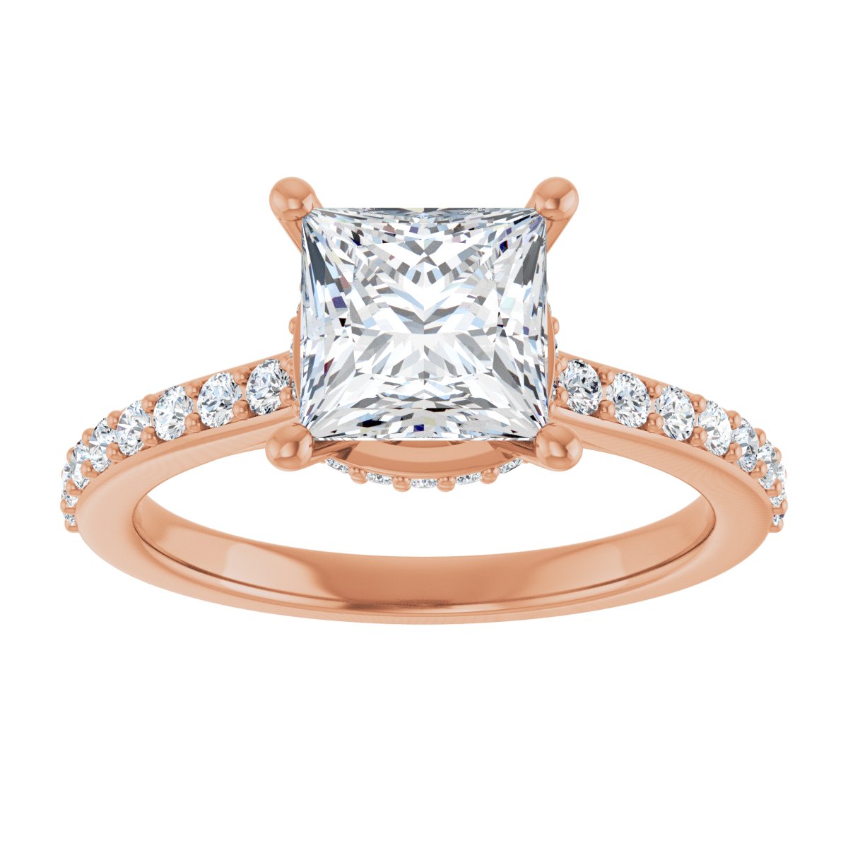 Accented Engagement Ring