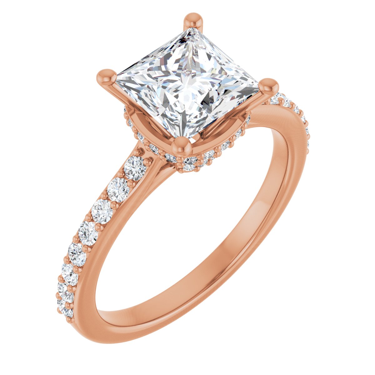 Accented Engagement Ring